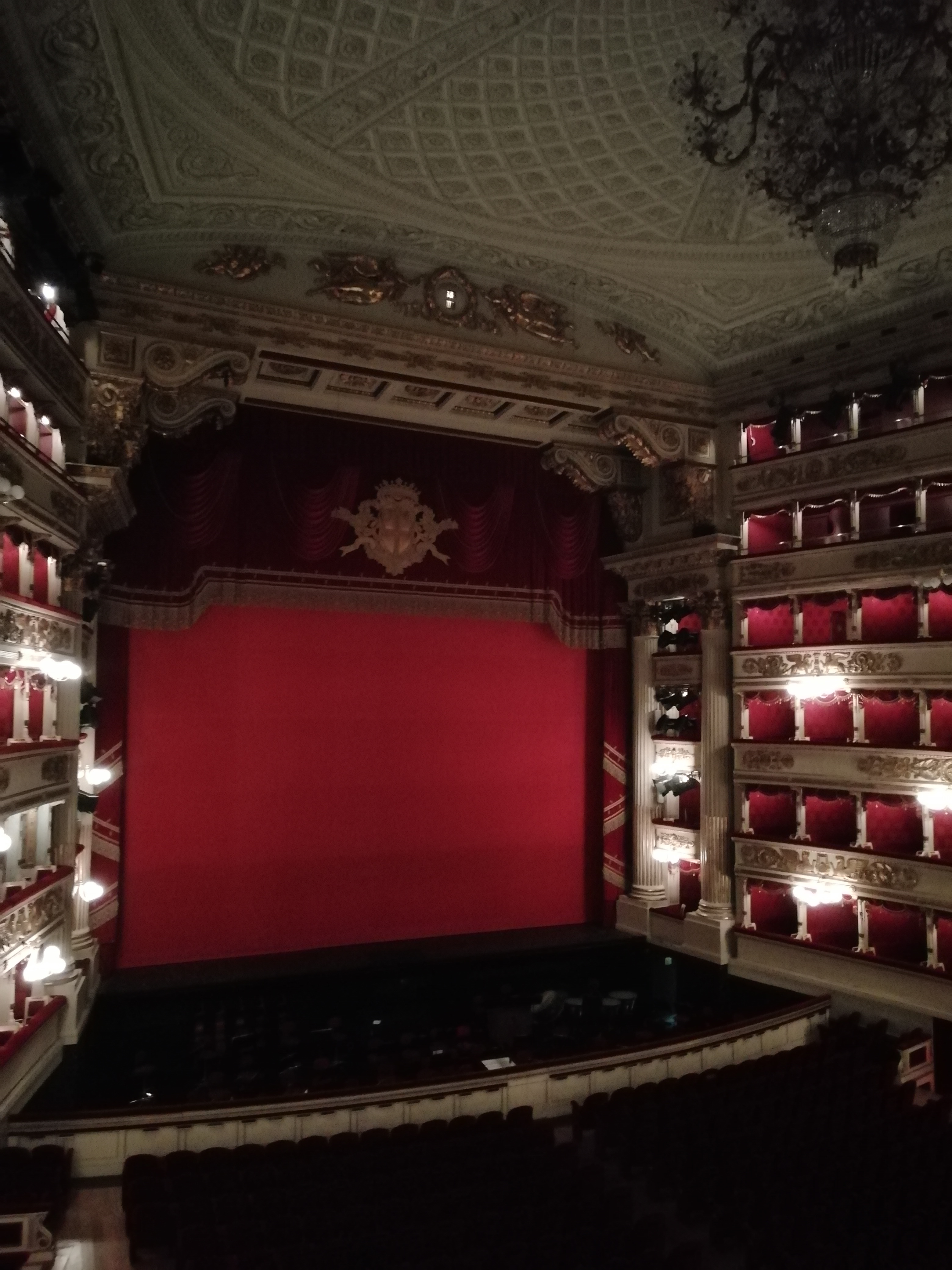 vista del teatro dai foyer